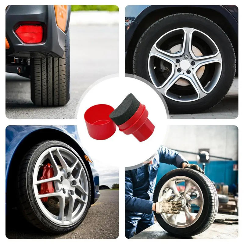 Curved Car Tire Waxing Sponge  - Wax Applicator Pad avaliação e preço