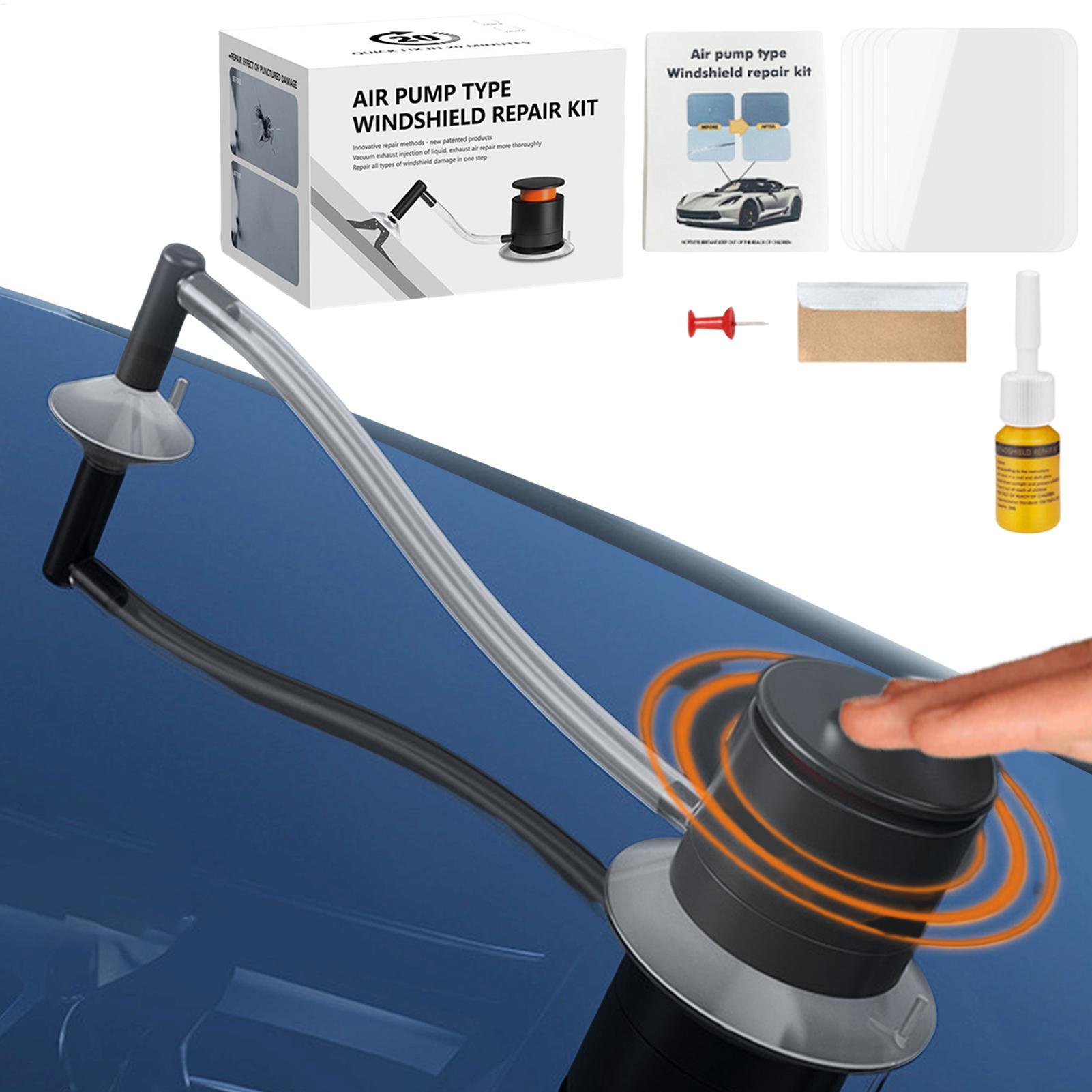 Car Glass Repair Kit Automotiv - Glass Cleaner Streak avaliação e preço