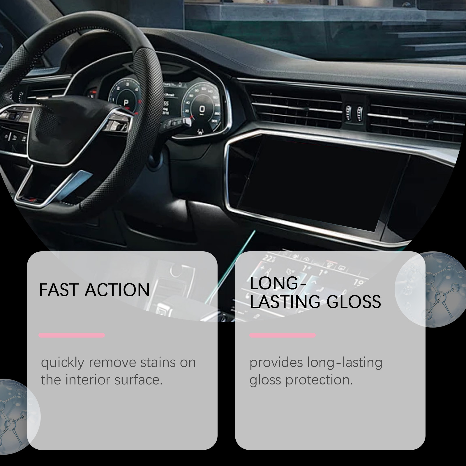 100ml Auto Interior Polish Car - Leather Cleaner Interior avaliação e preço