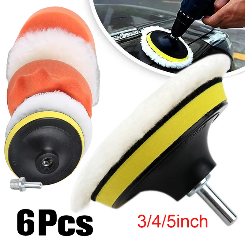 3/4/5 Inch Car Polisher Pads K - Polish Pad Set Buffer avaliação e preço