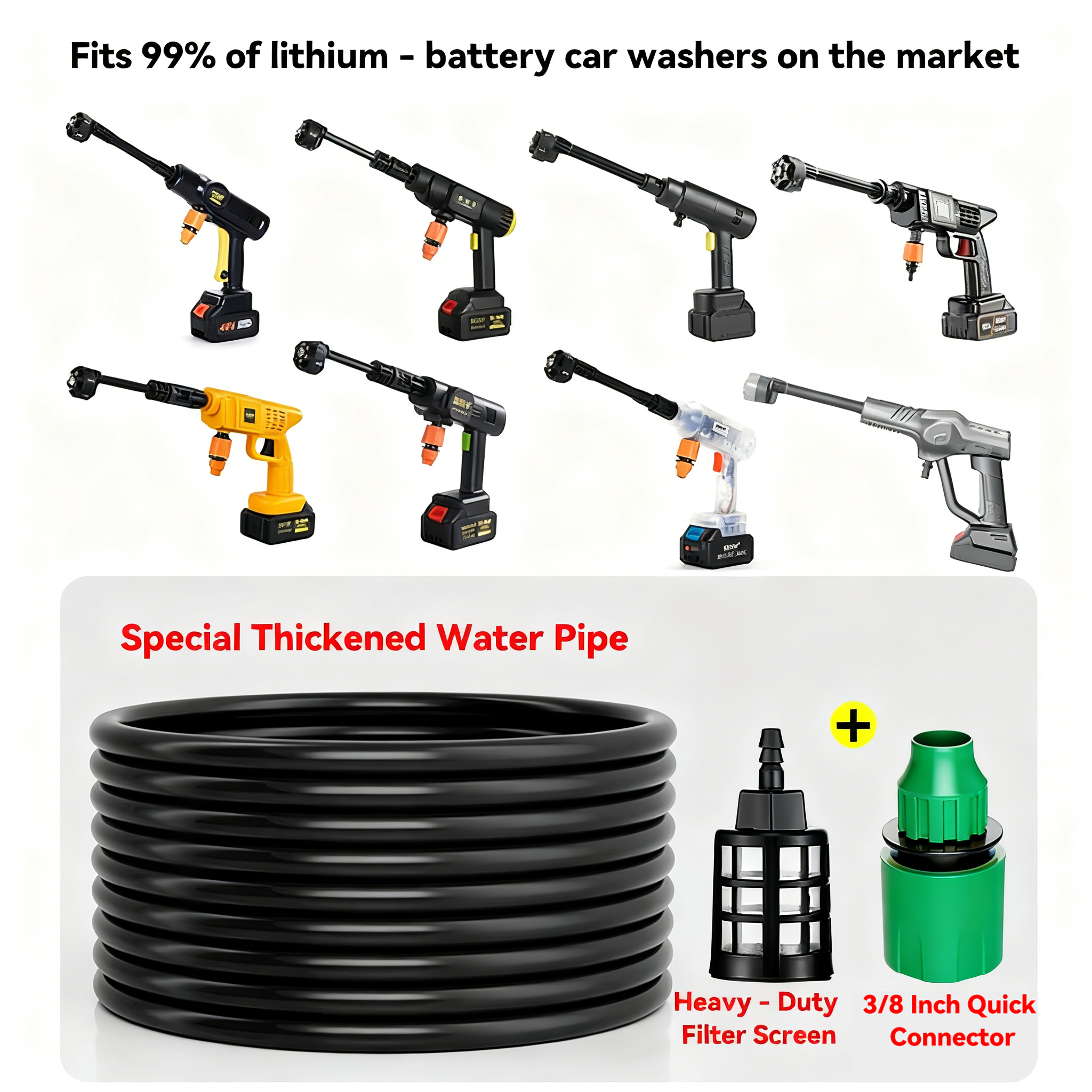 5m/10m/15m/20m Cordless Lithiu - Car Shampoo Ph avaliação e preço