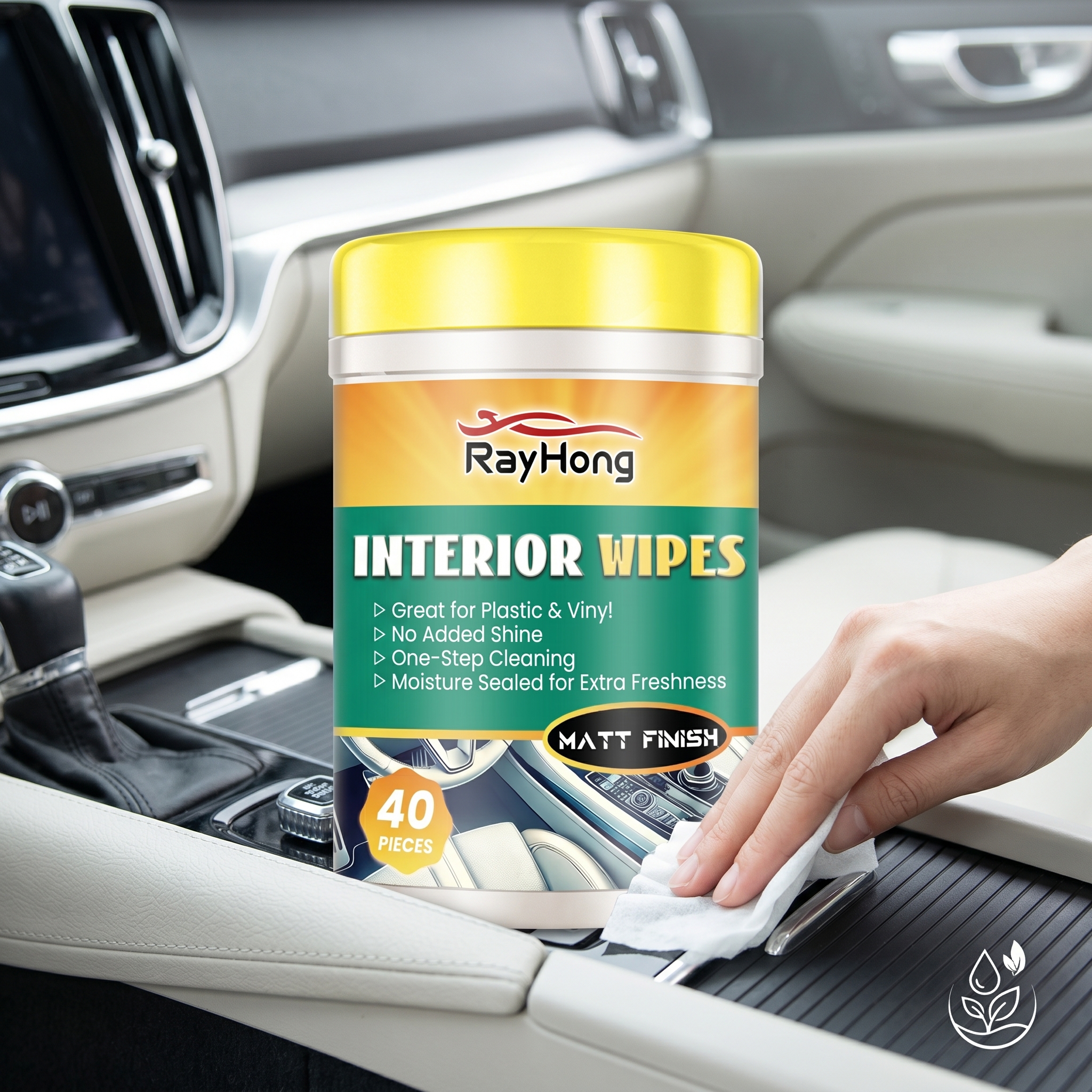 RAYHONG Car Interior Shine Wip - Leather Cleaner Interior avaliação e preço