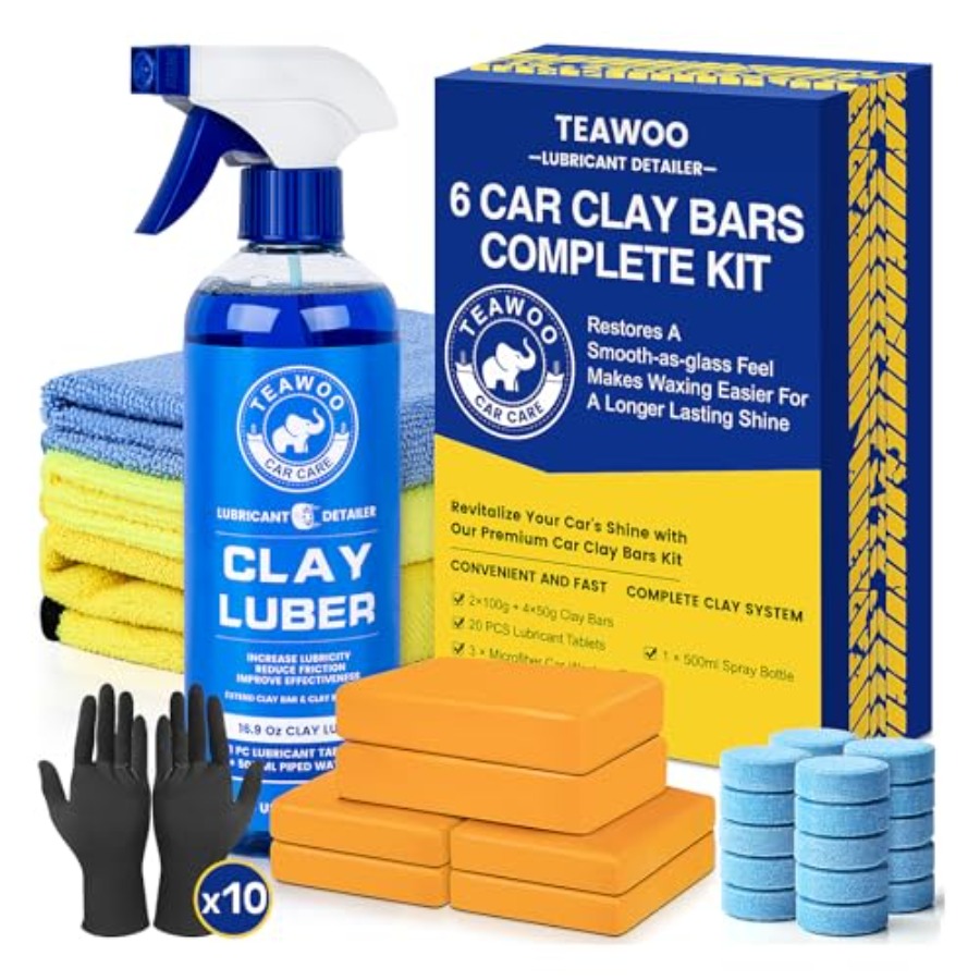 Clay Bars Kit, 6 Clay Bars and - Clay Bar Lubricant avaliação e preço