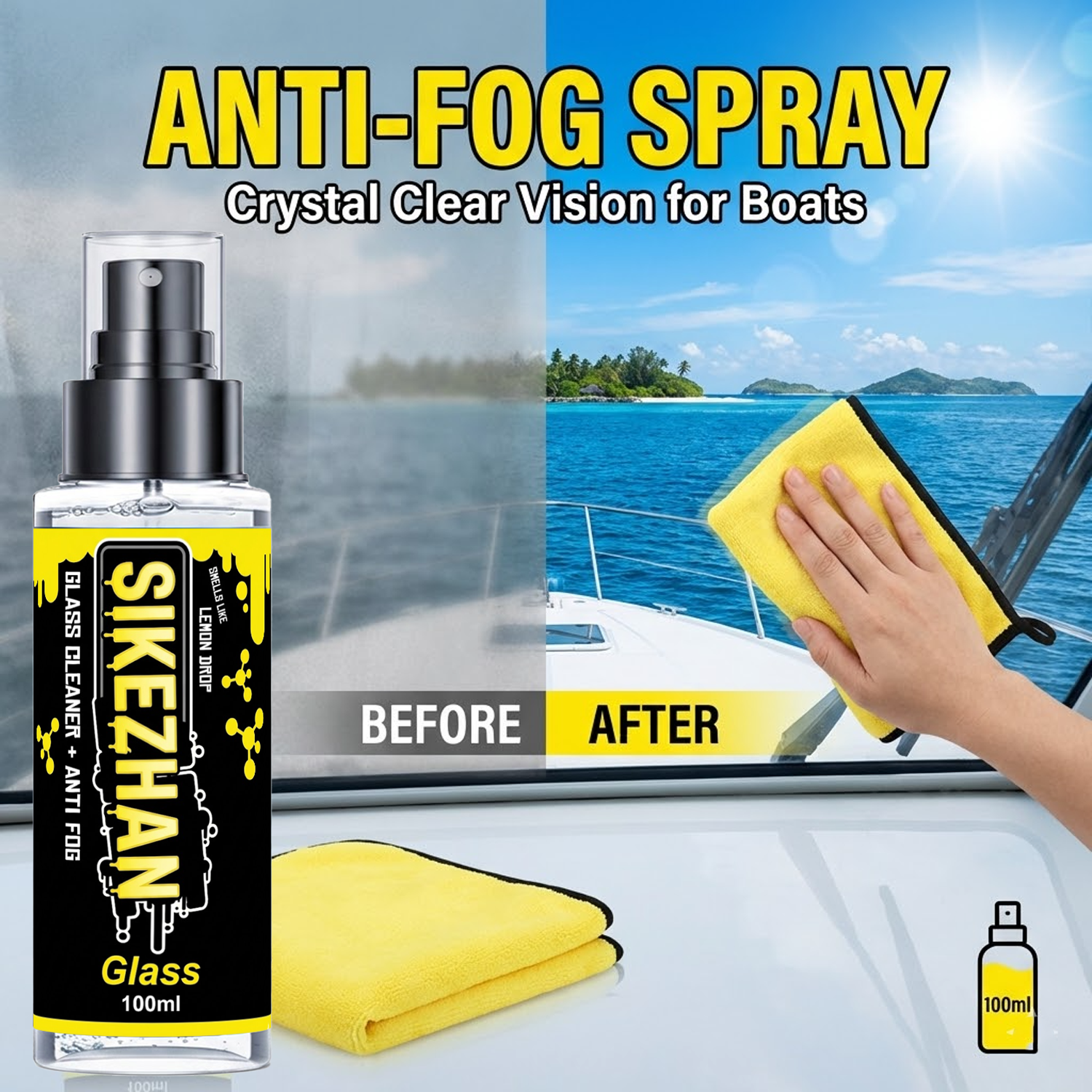 2in1 Anti Fog Spray Car Glass  - Glass Cleaner Streak avaliação e preço