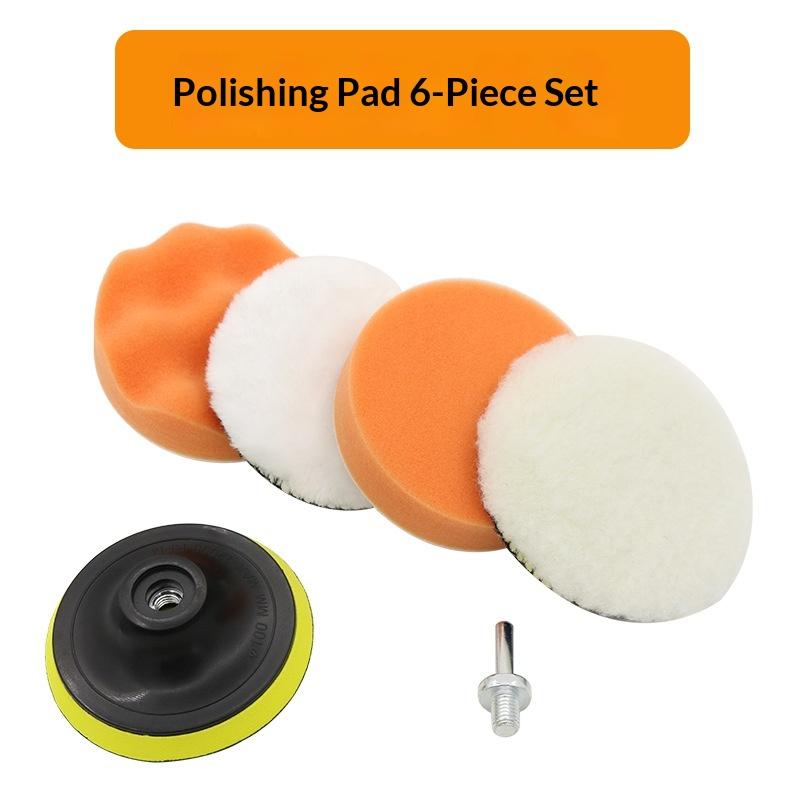 6Pcs Foam Pad Buffer Kit Polis - Polish Pad Set Buffer avaliação e preço