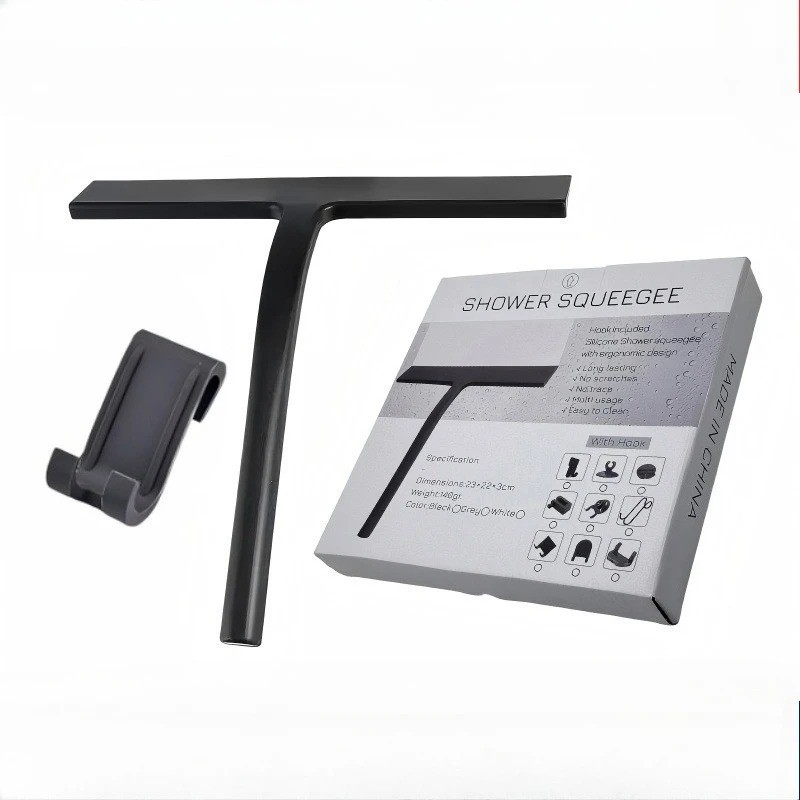 Matte Black Silicone Squeegee  - Glass Cleaner Streak avaliação e preço