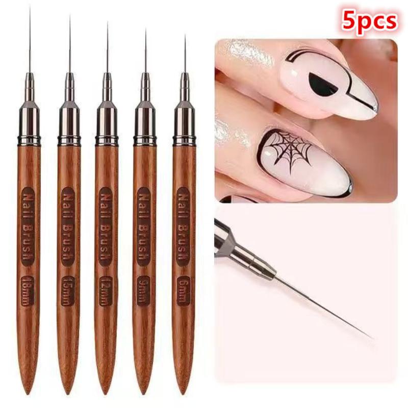 5 Piece Nail Art Liner Brush S - Detailing Brush Set avaliação e preço