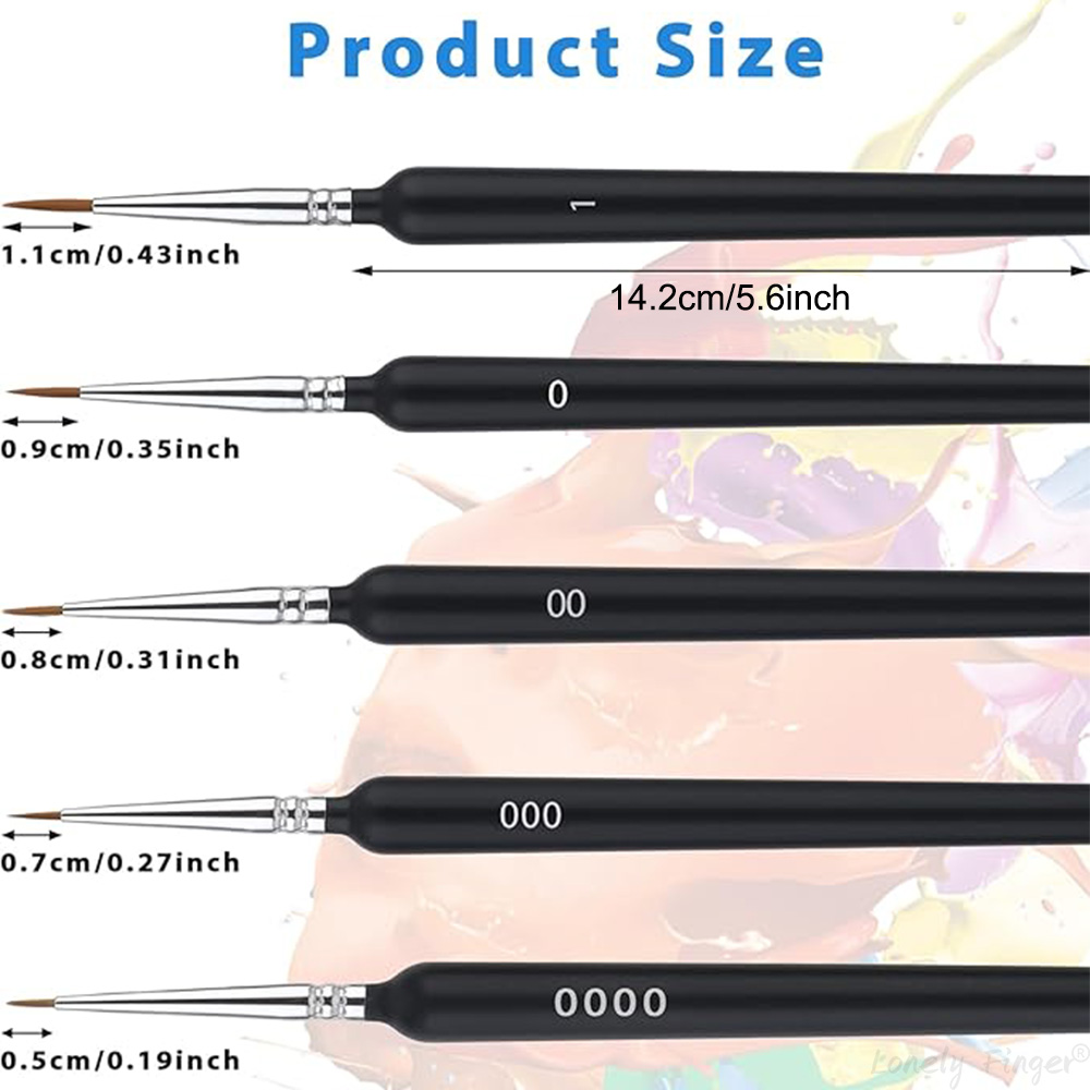5/11Pcs Paint Brushes Set, Art - Detailing Brush Set avaliação e preço