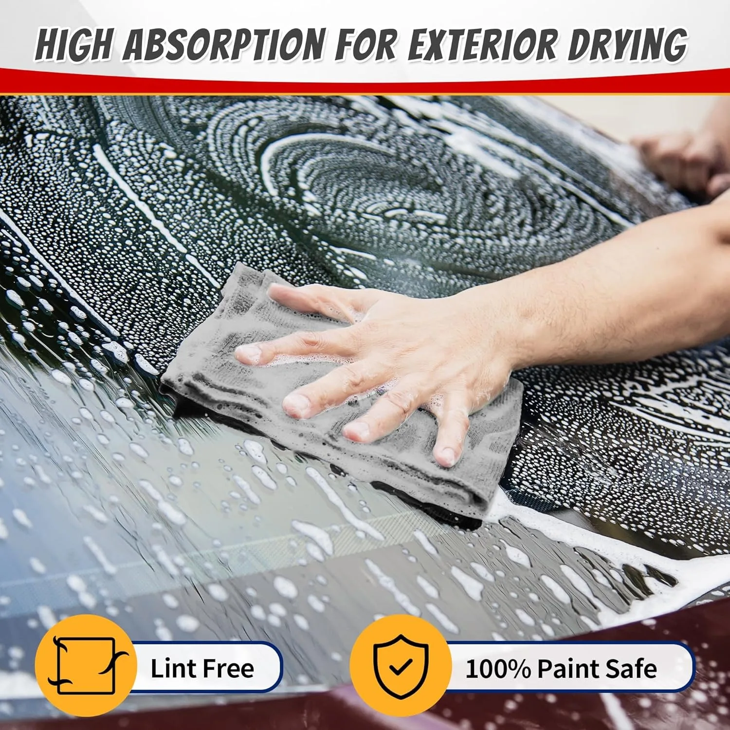 1/50pcs Microfiber Cleaning Cl - Microfiber Towel Detailing avaliação e preço