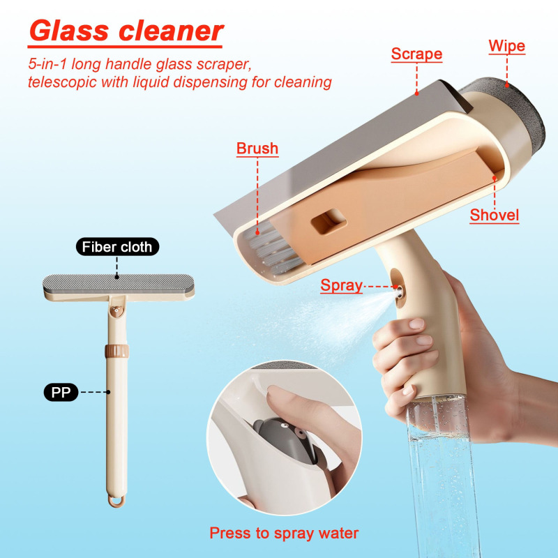 4-in-1 Window Glass Cleaner Ex - Glass Cleaner Streak avaliação e preço