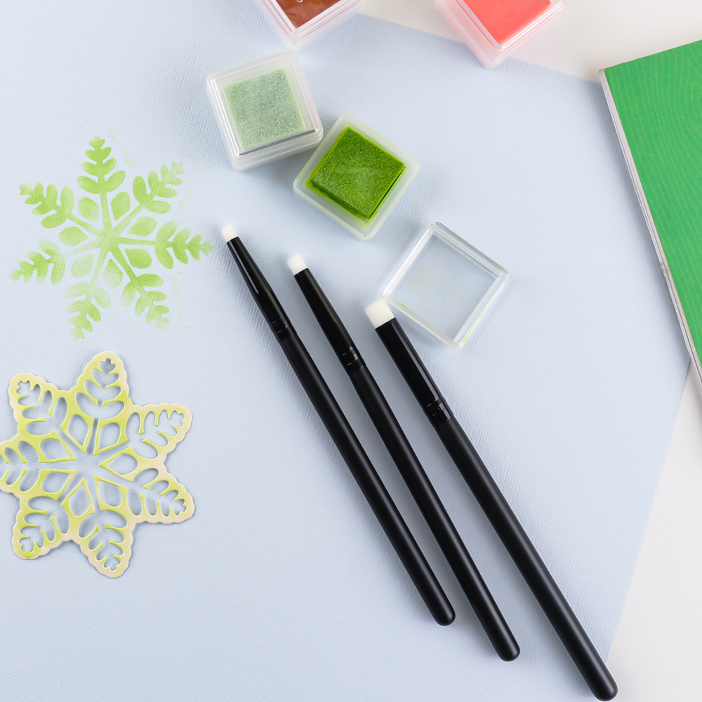 3Pcs/set Flat /angled Detailed - Detailing Brush Set avaliação e preço