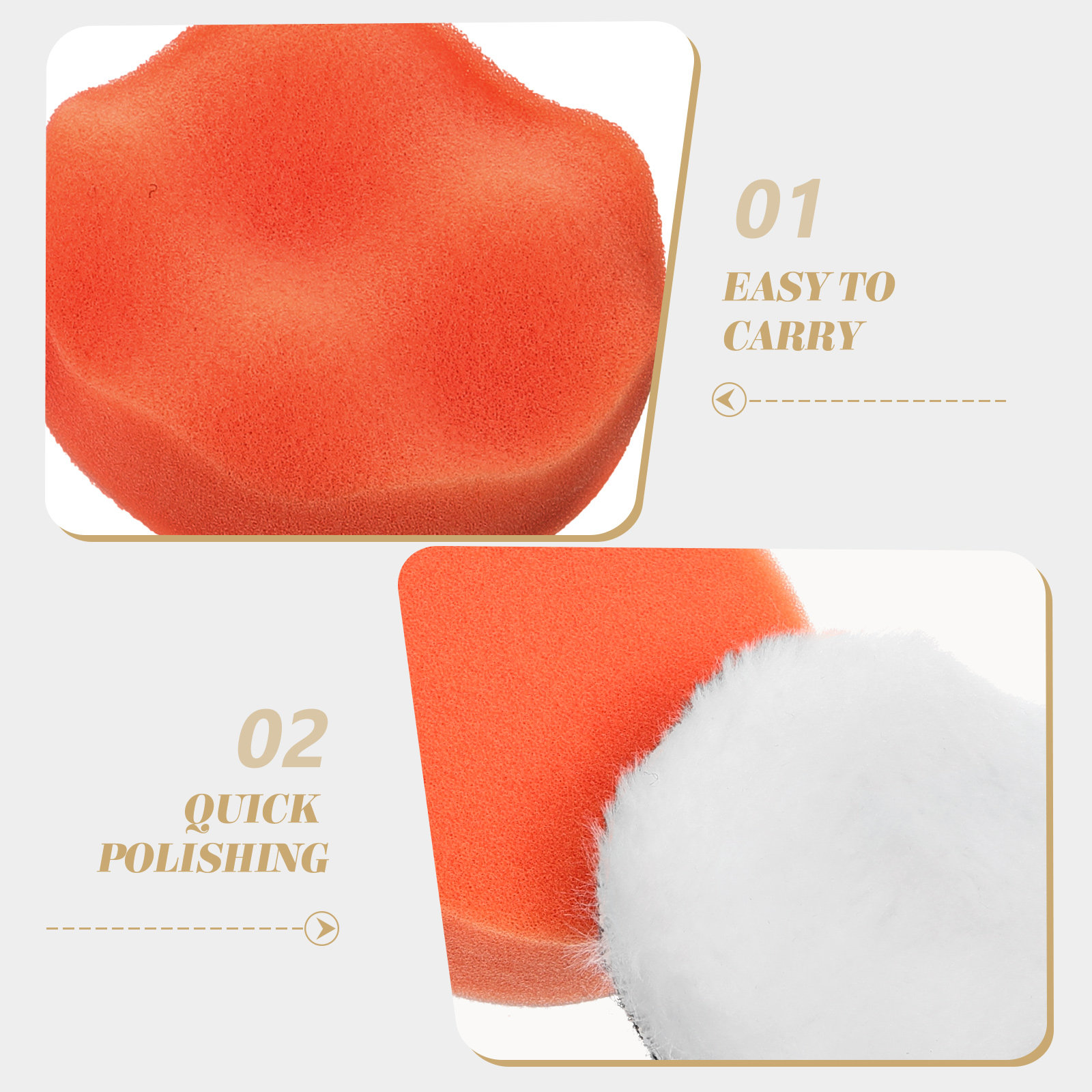 3Pcs Wheel Polishing Pad Set B - Polish Pad Set Buffer avaliação e preço