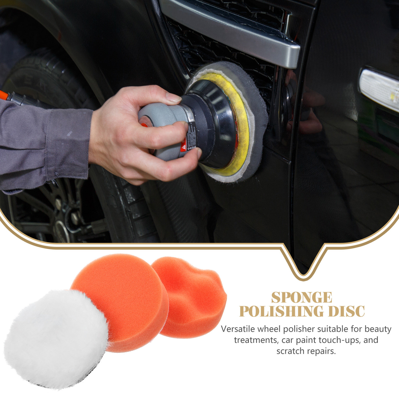 3Pcs Wheel Polishing Pad Set B - Polish Pad Set Buffer avaliação e preço